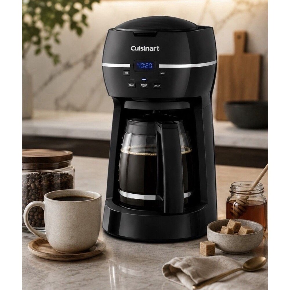 Cuisinart DCC-1500 12-Cup Programmable Coffeemaker Black Brew Central New